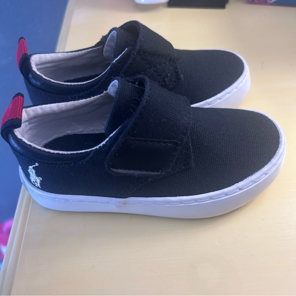 Polo by Ralph Lauren Black Sneakers Low-Top Slip-On